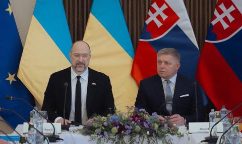 Słowacja-Ukraina. Premier Fico spotkał się z premierem Szmyhalem