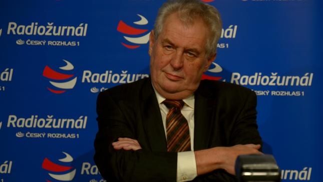 Prezydent Czech Milos Zeman