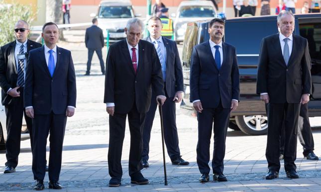 Prezydenci Polski, Czech, Wegier i Słowacji