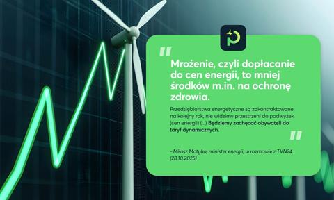 Rząd kończy z mrożeniem cen prądu. Minister energii zachęca do taryf dynamicznych