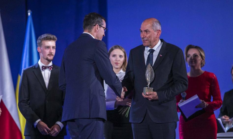 Premier Słowenii z nagrodą Człowieka Roku 2020 Forum Ekonomicznego