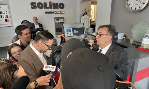 Obajtek próbował wejść do IKS "Solino". Doszło do przepychanek