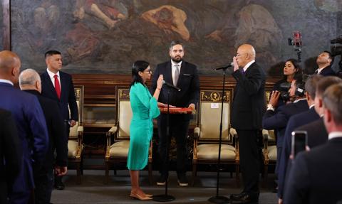 Delcy Rodriguez zaprzysiężona na p.o. prezydenta Wenezueli