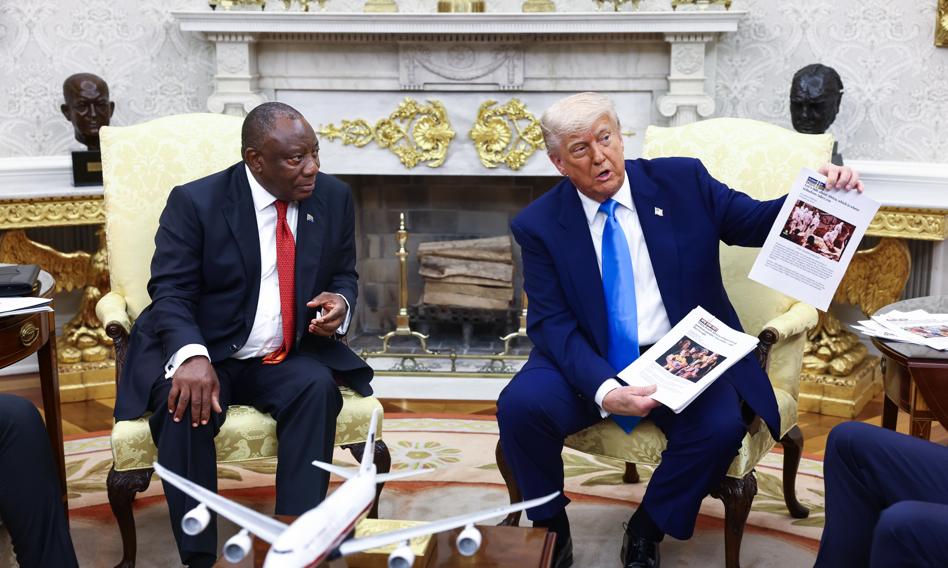 Trump miał użyć nagrania z DRK, twierdząc, że pokazują zabójstwa białych z RPA