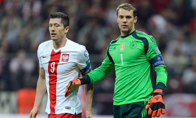 Robert Lewandowski i Manuel Neuer