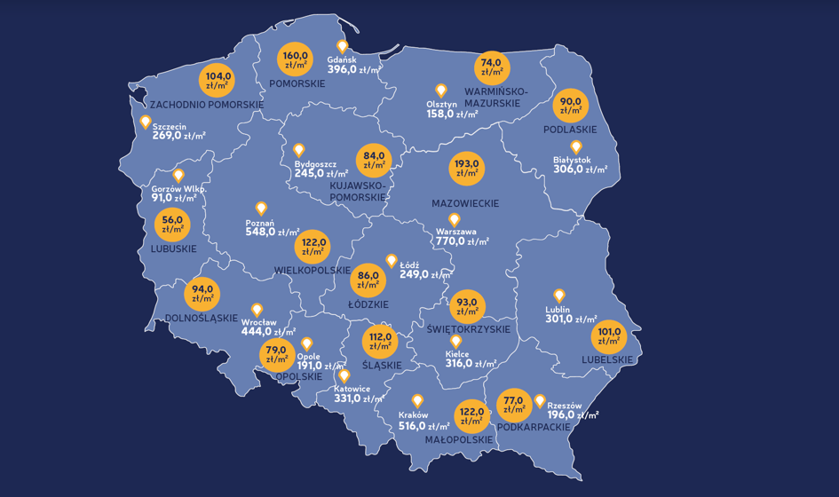 Ceny ofertowe działek budowlanych – kwiecień 2018 [Raport Bankier.pl]
