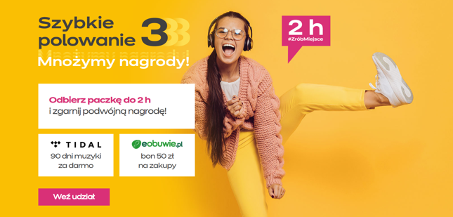 InPost - nagrody za odbiór zamówienia w ciagu dwóch godzin