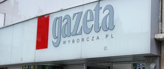 Średnia sprzedaż "Gazety Wyborczej" w listopadzie spadła o 16,7 proc. rdr
