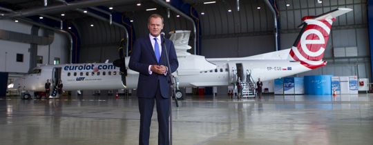 Tusk: rząd nie zamierza bezwarunkowo pomagać finansowo PLL LOT (krótka2)