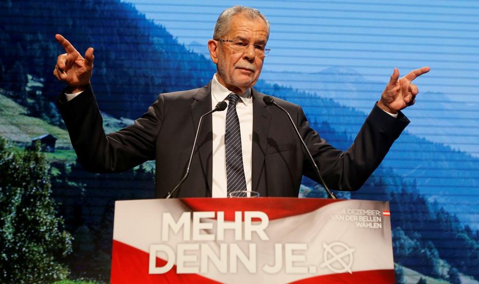 Prezydent Austrii Van der Bellen wybrany na drugą kadencję