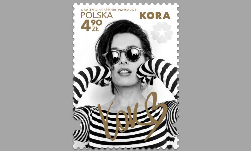 Poczta Polska wypuści pierwsze znaczki z piosenkarką Korą