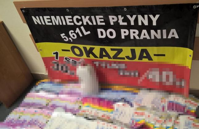 CBŚP zatrzymało handlarzy fałszywymi proszkami do prania