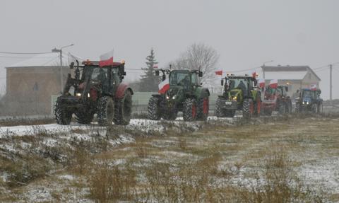 Rolnicy protestowali przeciwko umowie UE-Mercosur. Węzły na A1 i S3 zablokowane