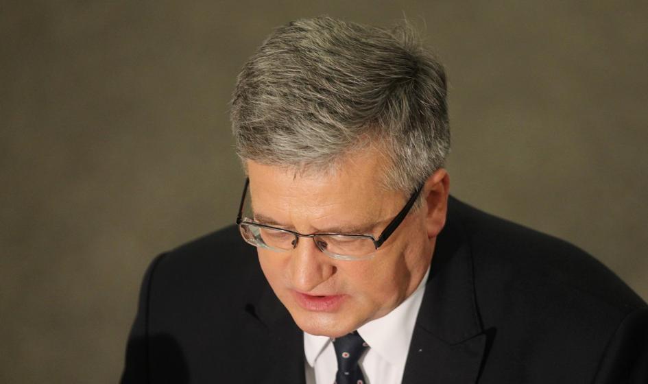 Trwa przesłuchanie Komorowskiego