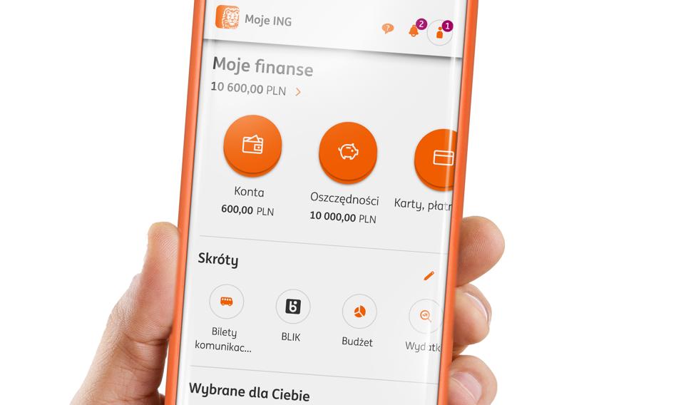 Zmiany w aplikacji ING. Zobacz, jak będzie wyglądać - Bankier.pl
