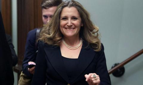 „Ekspertka od transformacji”. Była wicepremier Kanady w ekipie Zełenskiego