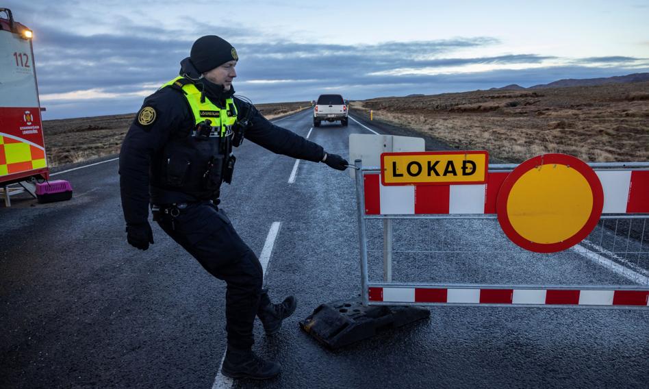 Islandia utrzymuje stan wyjątkowy, choć prawdopodobieństwo erupcji wulkanu spada