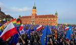Manifestacja poparcia dla obecności Polski w UE w Warszawie