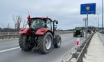 Protestujący rolnicy zablokowali most na granicy z Czechami