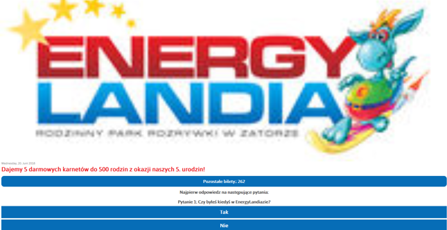 Tak wygląda strona przygotowana przez oszustów