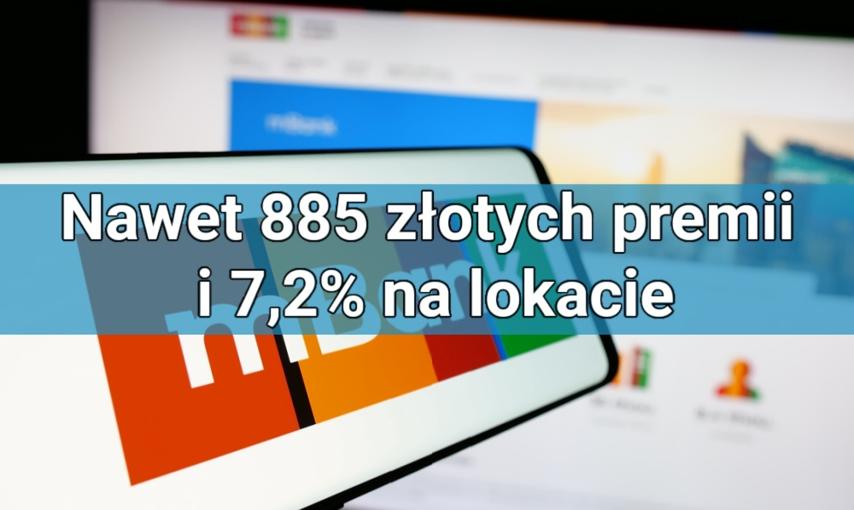 860 złotych premii i 7,2% na lokacie w mBanku – warunki promocji