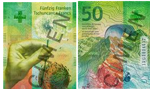 SNB pokazał nowy, "wietrzny" banknot 50 franków