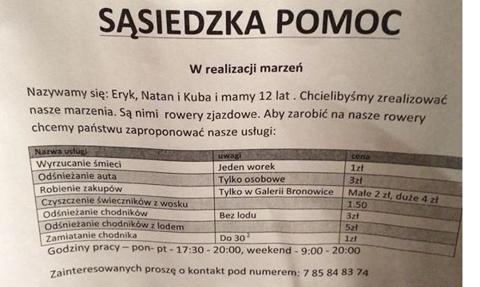 12-letni chłopcy chcą zarobić na rowery. Czy to zgodne z prawem?