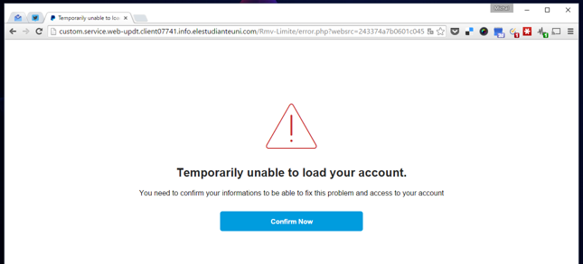 Podrobiony serwis PayPal