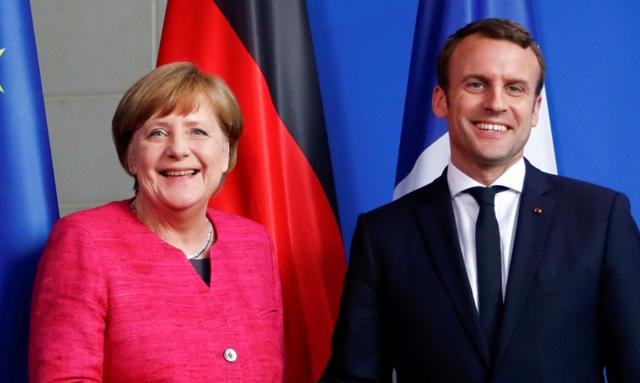 Merkel i Macron apelują do stron konfliktu w Donbasie o deeskalację