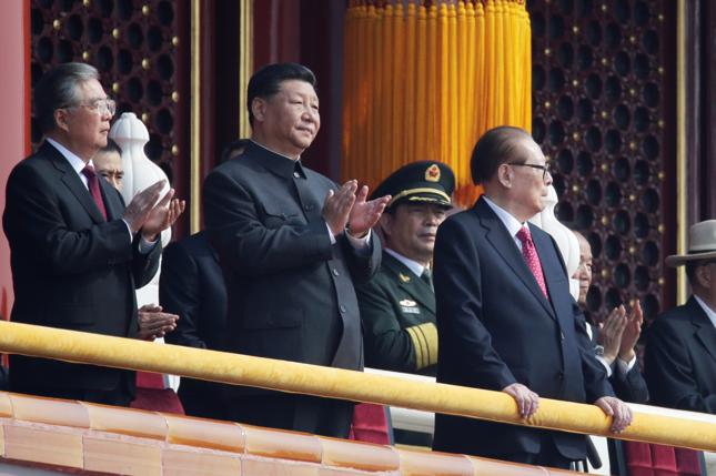 Hu Jintao, Xi Jinping i Jiang Zemin