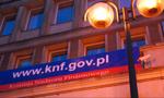 Strona knf.pl prowadzi do giełdy kryptowalut. W dodatku widniejącej na liście ostrzeżeń KNF