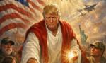 Donald Trump jako Jezus. Szokująca grafika po ataku na papieża