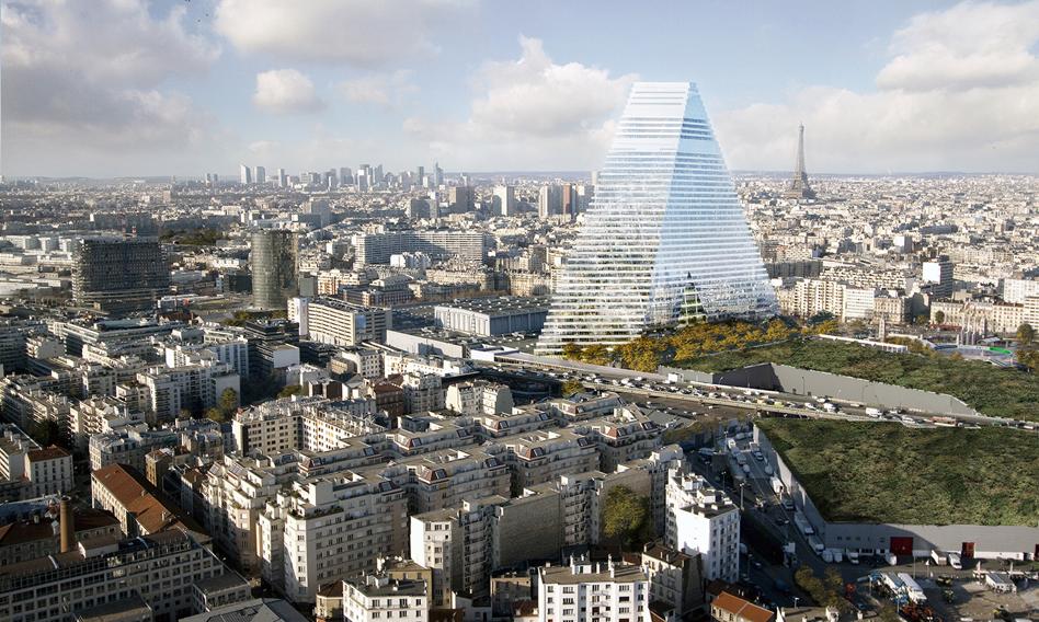 W Paryżu ruszyła budowa kontrowersyjnego szklanego wieżowca w kształcie trójkąta