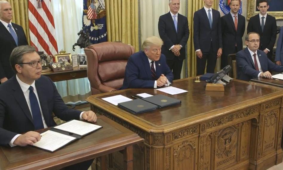 Trump: Serbia i Kosowo zdecydowały się na normalizację stosunków gospodarczych