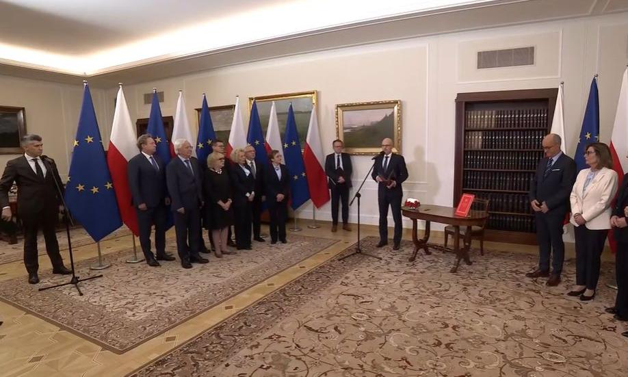 Ślubowanie "wobec prezydenta" bez Nawrockiego. Maciej Berek oficjalnie sędzią Trybunału Konstytucyjnego