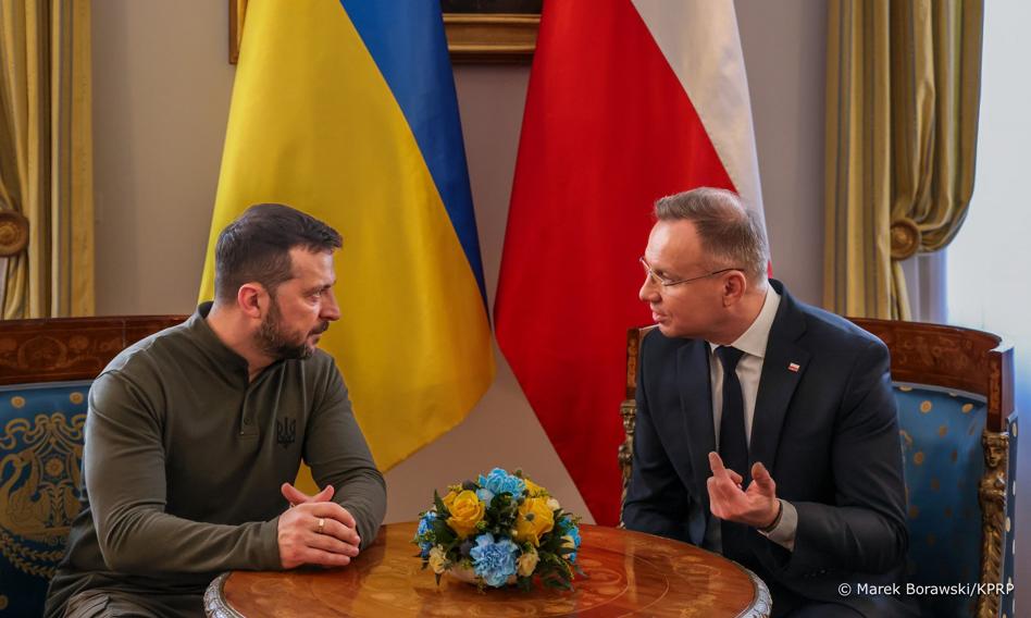 Spotkanie Duda-Zełenski. "Ukraina musi zostać do NATO przyjęta"