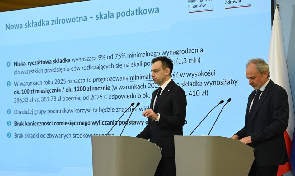 310 zł składki zdrowotnej? Domański: Będziemy rozmawiać z partnerami koalicyjnymi