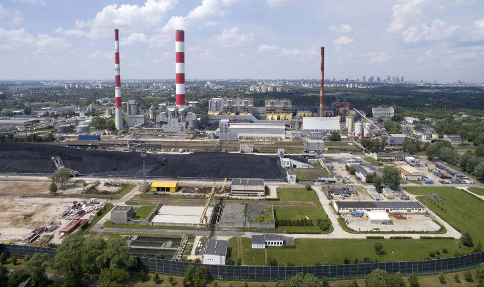 PGNiG: pożar biomasy w EC Siekierki; nikomu nic się nie stało