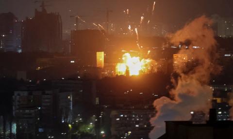 Atak powietrzny na Kijów. "Jeden z największych"