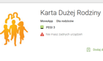Karta Dużej Rodziny dostępna jako aplikacja mobilna