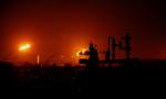 Pożar magazynów ropy w obwodzie ługańskim okupowanym przez Rosję