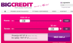 Bigcredit – jakie warunki pożyczki?