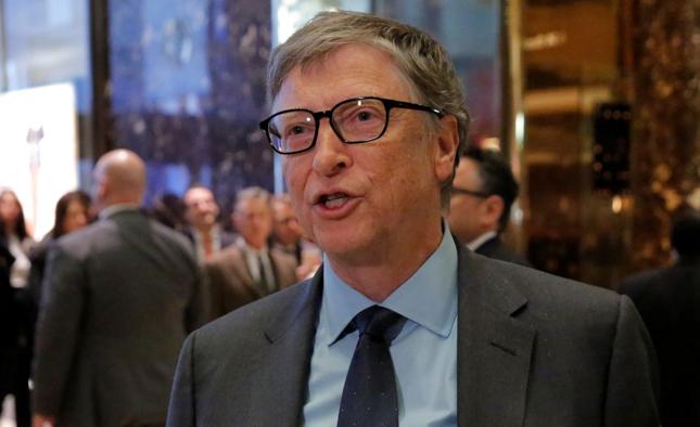 Bill Gates po spotkaniu z prezydentem elektem w Trump Tower w Nowym Jorku