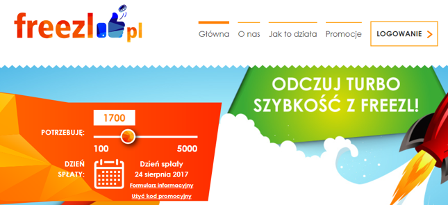 Freezl – jakie warunki pożyczki?