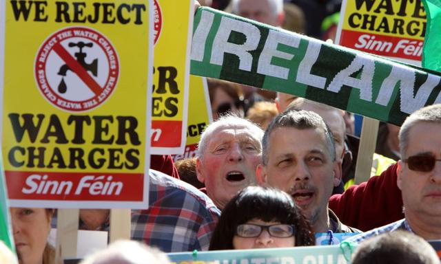 Irlandia: Wielotysięczny protest przeciw wprowadzeniu opłat za wodę