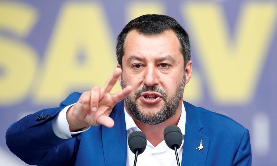 Salvini chce stworzyć w PE nową siłę z Orbanem i Kaczyńskim