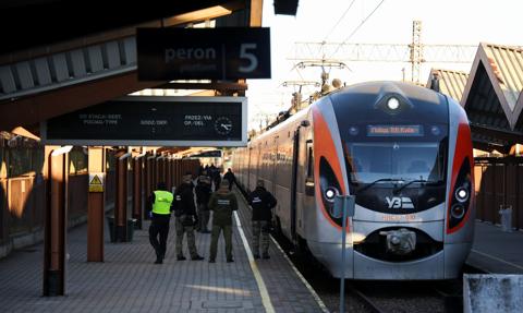 Ewakuowano pociąg Przemyśl - Kijów. Nie znaleziono jednak niebezpiecznych przedmiotów