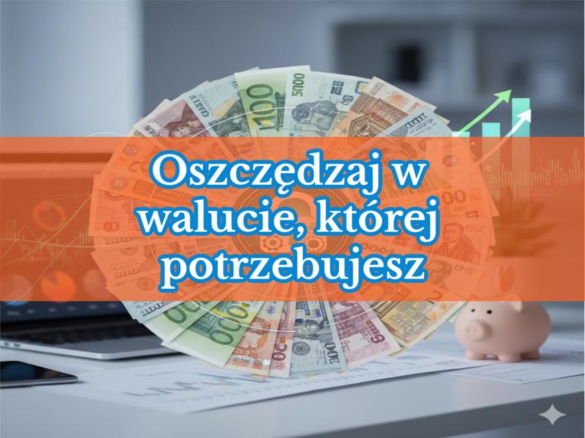 Planujesz wakacje lub zakupy za granicą? Załóż lokatę walutową i oszczędzaj w walucie, której potrzebujesz