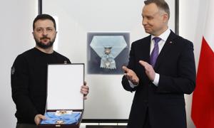 Zełenski: Odesłałem Order Orła Białego prezydentowi Polski