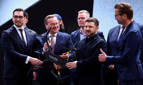 Ukraina i Niemcy łączą siły. Ruszyła wielka linia produkcyjna dronów bojowych
